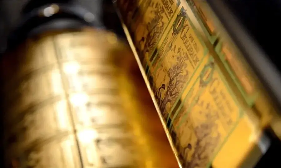 Goldback manufacturing roll process